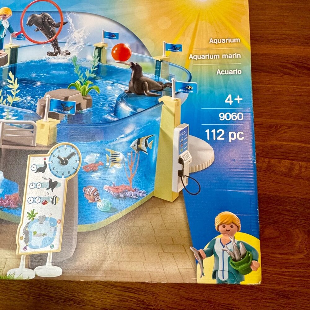 PLAYMOBIL Aquarium Set 9060 Retired Pool Zoo Sea Lion New In Box 112 Pieces 4+ - Picture 6 of 8